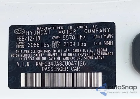 2018 Genesis G90 3.3T Premium z USA, uszkodzony, nr VIN KMHG34JA3JU047128